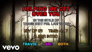 Travis Tritt feat. Lari White - Helping Me Get Over You (Karaoke)