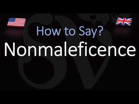 How to Pronounce Nonmaleficence? (CORRECTLY)