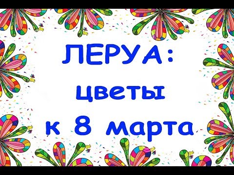 Леруа:ЦВЕТОЧНЫЕ подарки к 8 МАРТА,ТЦ"Космопорт",02.03.20,Самара.
