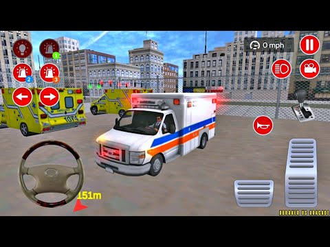 American Ambulance Emergency Simulator #2 - Emergency Ambulance Driving - Best Android Gameplay FHD