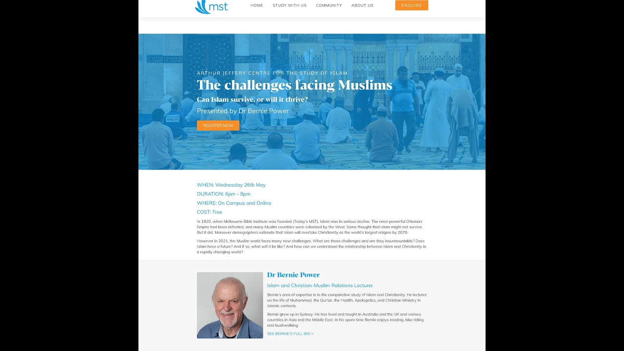 The challenges facing Islam