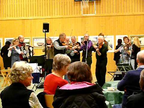 Saxdalingarna spelar på Konstrundan i Saxdalen 2009