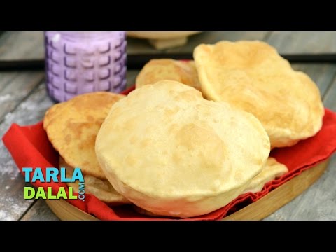 Bhatura, How to make Bhature, Step by Step by Tarla Dalal