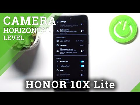 How to Add Camera Leveler in Honor 10X Lite – Manage Leveler Options