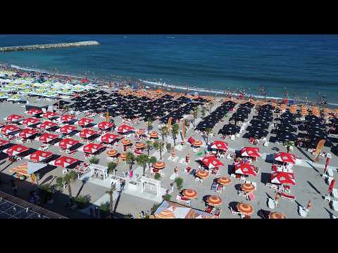 Cum arată Plaja din Costinești în 2025?  27 iulie Tur complet Sud-Nord în 4K