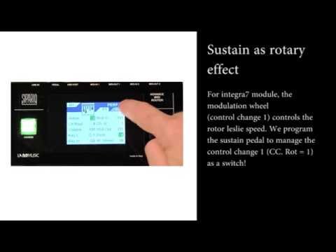 Sipario: sustain as rotary effect