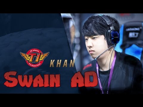 SKT Khan - Swain AD - LoL Season 9 KR Ranked | League Of Legends