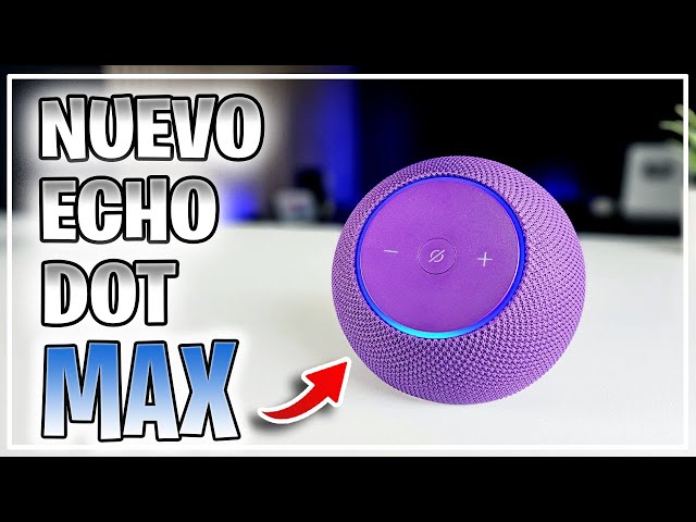 Vídeo relacionado con Amazon Echo Dot Max (última generación): altavoz con sonido envolvente y controlador de Hogar digital integrado, Grafito, con Acceso Anticipado a Alexa+