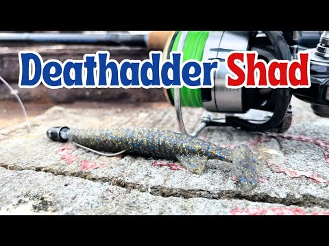 Deps Deathadder Shad 4 inches for Saltwater