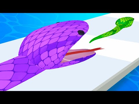 Snake Run Race - Gameplay Walkthrough - All Levels (IOS, Android) - YouTube