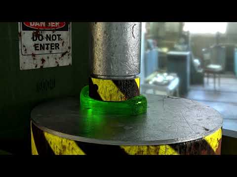 Tetris vs Hydraulic Press (Slime)