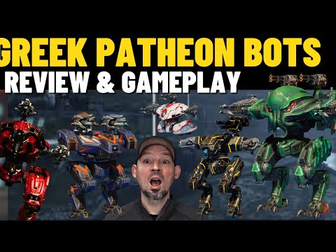 War Robots Pantheon Bots | Greek Bots | Gameplay | Review