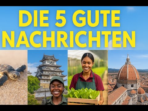 Die 5 gute Nachrichten von heute, die dich zum Lächeln bringen