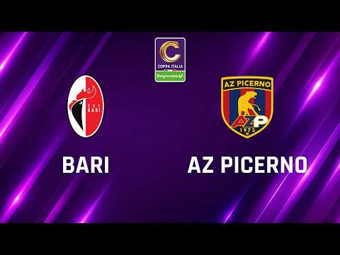 Bari - AZ Picerno 1-1 (4-3 d.c.r.) | Coppa Italia Serie C Regionale | Gli Highlights