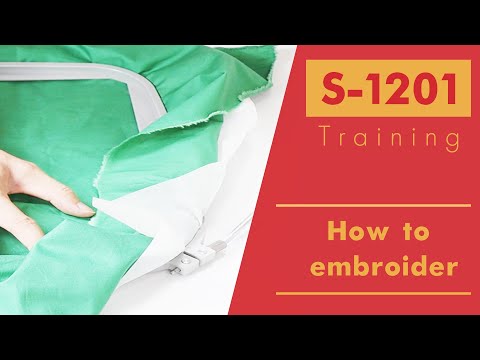 Smartstitch Embroidery Machine S1201 Learn Embroidery  How to embroider