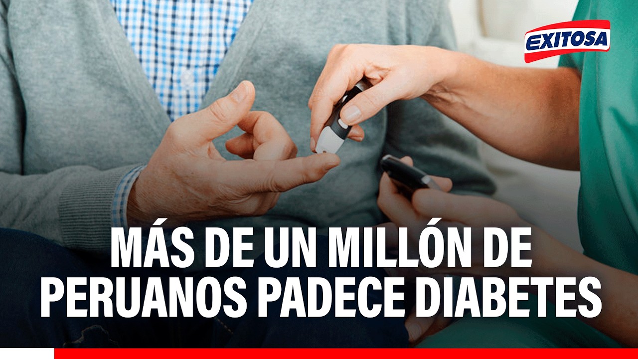 🔴🔵 Más de un millón de peruanos padece diabetes y corre el riesgo de sufrir infartos silenciosos