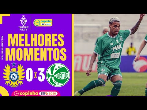 NACIONAL-AM 0 X 3 JUVENTUDE | GOLS DO JOGO E MELHORES MOMENTOS | COPINHA 2026 | 2ª RODADA