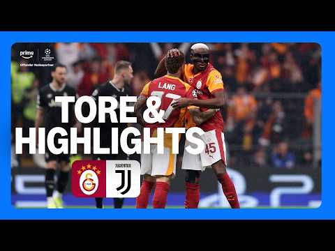 UEFA Champions League Galatasaray vs Juventus | Highlights und Tore