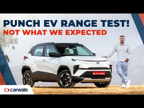 Tata Punch EV 100% to 0% Range Test | Comparison with Nexon EV