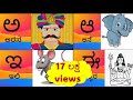 Kannada Alphabets with Picture|Learn kannada Alphabet\Kannada Letters|ಕನ್ನಡ ಅಕ್ಷರಗಳು|ಅ ಆ 