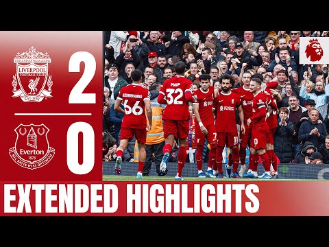 EXTENDED HIGHLIGHTS: Liverpool 2-0 Everton | Salah double secures derby win