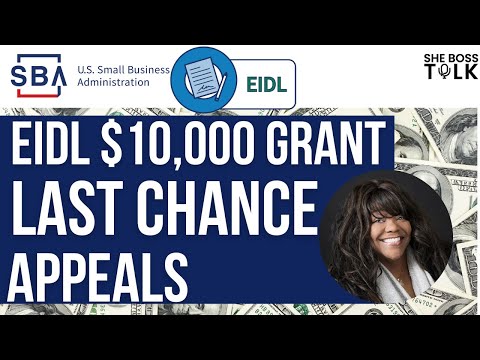 BREAKING: #EIDL $10,000 TARGETED ADVANCE - LAST CHANCE REEVALUATION HURRY | SHE BOSS TALK
