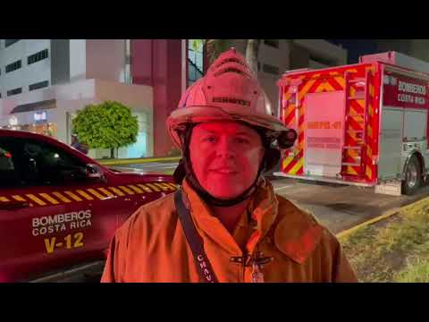 Reporte de Bomberos sobre intoxicación de una mujer en hotel en Heredia la noche del sábado