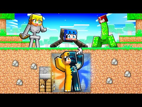 HUNTERS vs MUTANT SPEEDRUNNER in Minecraft!
