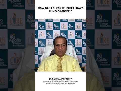 How can I check whether I have lung cancer?