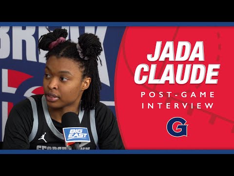 Jada Claude First Round Interview -- 2023 BIG EAST Tournament