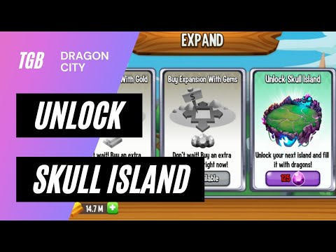 Dragon City Unlock Skull Island • 100 VS 125 Gems ☆☆☆