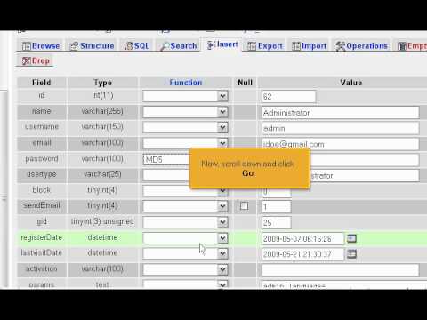 How to Reset Your Joomla Admin Password Using phpMyAdmin