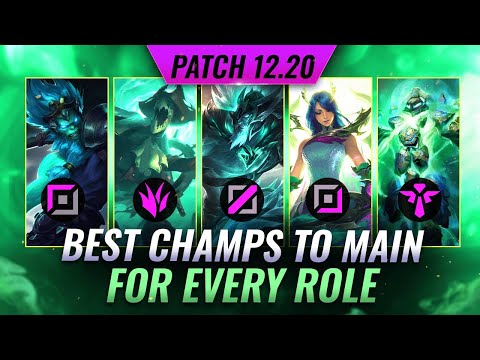 TOP 3 MAINS For CLIMBING on Patch 12.20 - League of Legends