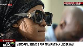 Babes Wodumo present at Mampintsha's Memorial service