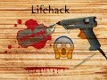 Life Hack Hot Glue Gun Razor Blades
