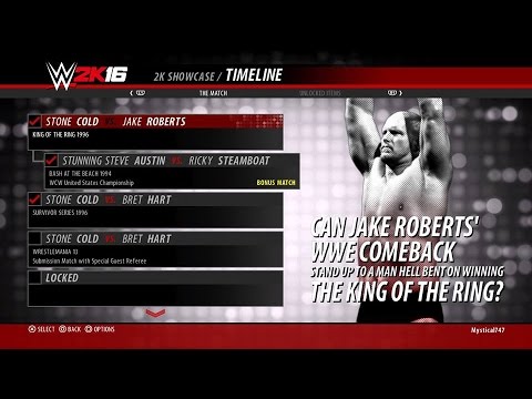 WWE 2K16 Showcase Stone Cold vs. Jake Roberts