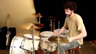 Video thumbnail for Tamburo Vintage Rock - White Marine Pearl - kurzes spontanes Solo by trommeltom