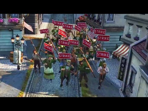 ANNO 1800 - Angry Riot VS Police | NEW STRATEGY GAME 2019