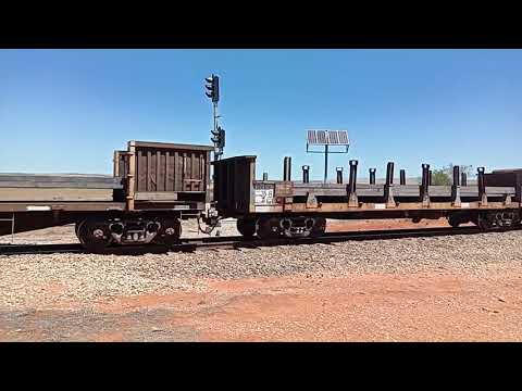 7YN2 loaded steel train from Whyalla to Newcastle nsw