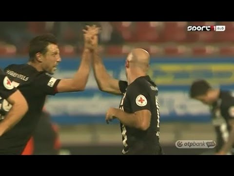 Miroszlav Grumics gólja a Diósgyőri VTK - Dunaújváros mérkőzésen