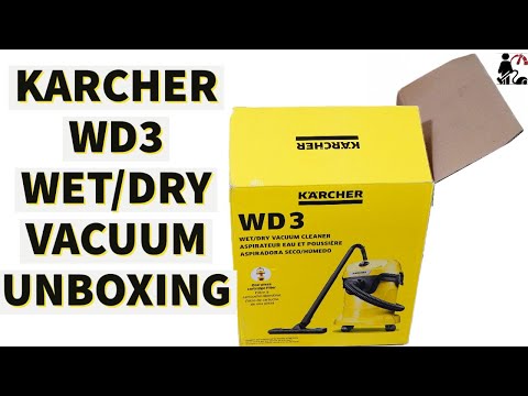  KARCHER WD3 Wet & Dry Vacuum Cleaner | Unboxing & Test