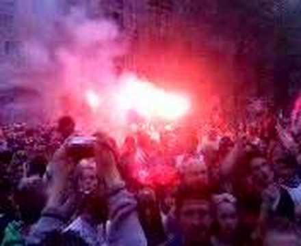 Huldiging Ajax Leidseplein