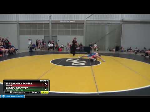 127 Lbs Round 1 (8 Team) - Elsie Hannah Rogers, Iowa Vs Audrey Rogotzke, Minnesota Storm 820a