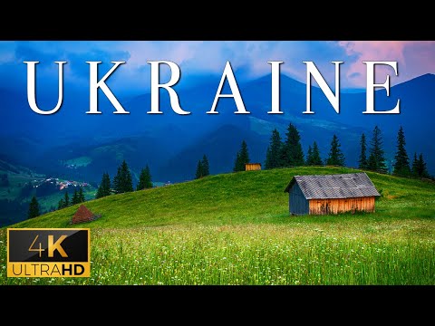 FLYING OVER UKRAINE (4K UHD) - Relaxing Music With Wonderful Natural Landscapes For Daily Relaxation