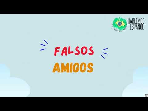 Falsos amigos en el español