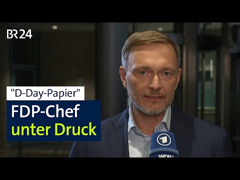 "D-Day paper": FDP leader Christian Lindner under pressure | BR24