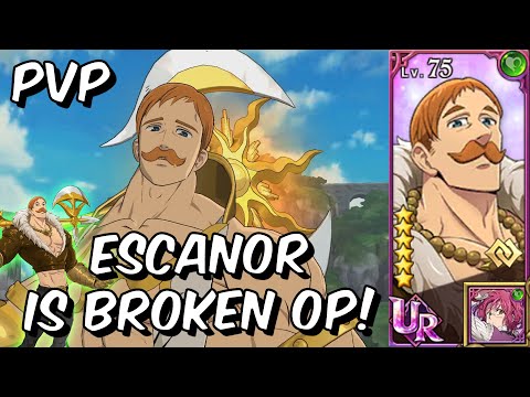 Green Escanor is BROKEN OP for Global PVP - Champion Gameplay - Seven Deadly Sins: Grand Cross