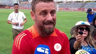 ROMA-OLYMPIACOS De Rossi Mixed-zone 03 agosto 2024