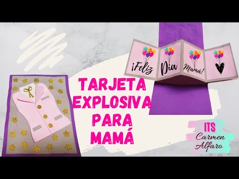 TARJETA EXPLOSIVA PARA MAMÁ - CRAFT