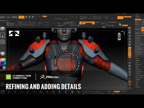 Concept Art #3 - Refining and Adding Details in ZBrush - by Kyle Brown